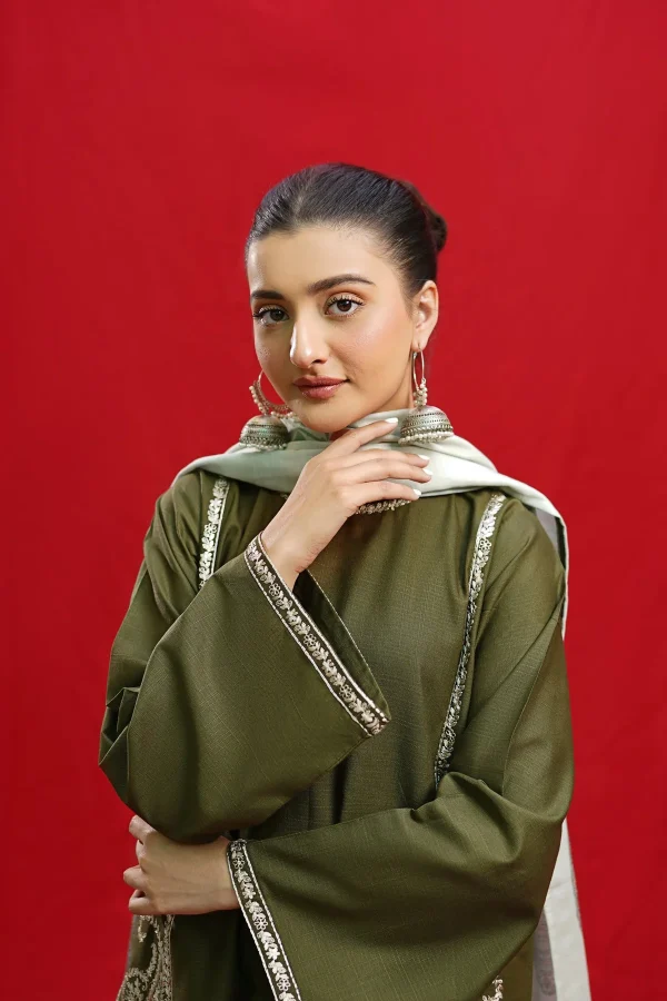 Lameesa Thread & Sequin Embroidery Lawn - Image 3