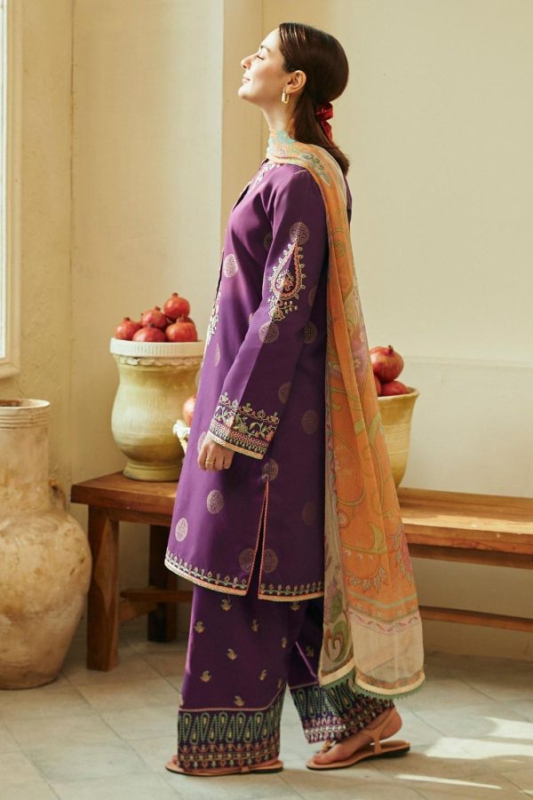 LAMEESA Stunning Front Full Embroidery with Schiffli Work - Image 2