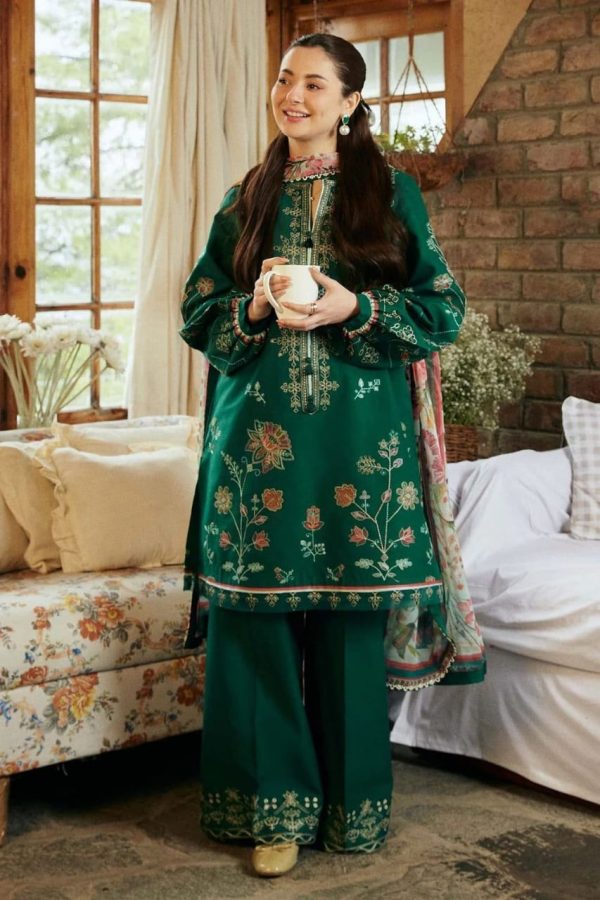 Lawn with Tarkish Monal Dupatta