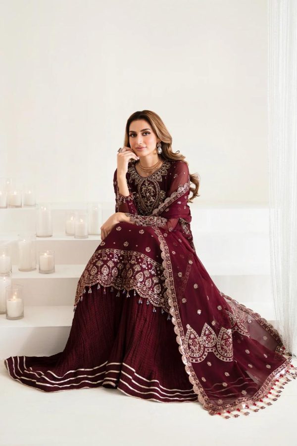 Lameesa Sequence Embroidery with handwork detail - Image 4