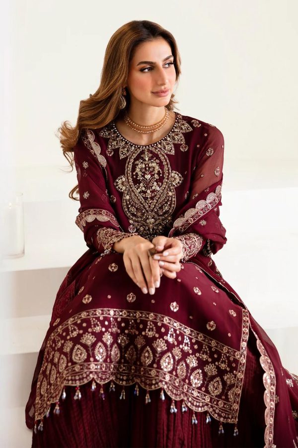 Lameesa Sequence Embroidery with handwork detail - Image 3