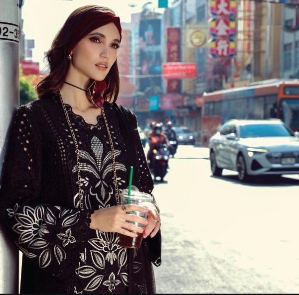 Lameesa Fully Heavy Embroidered Black - Image 3