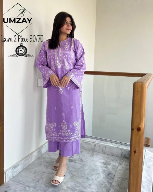 Lameesa casual 2 piece with a touch of embroidery gota work in 3
