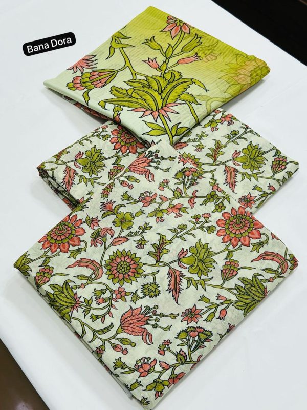 Lameesa Printed – Signature Bana Dora olivine green