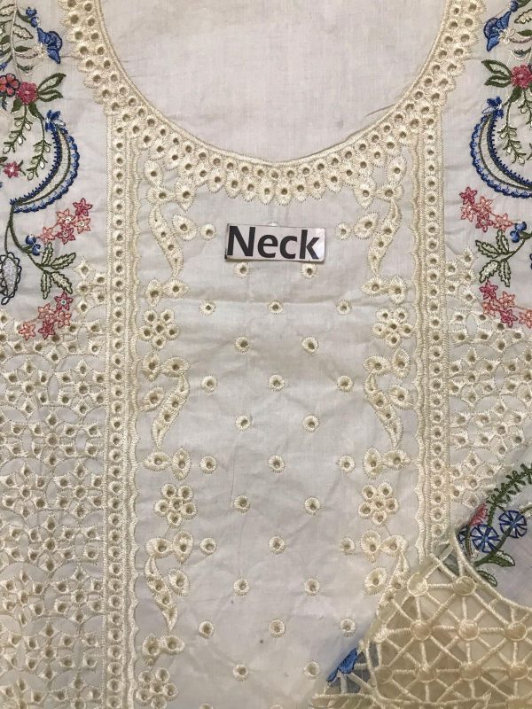 Lameesa Premium Lawn with Organza Dupatta chicken kari Edition - Image 2