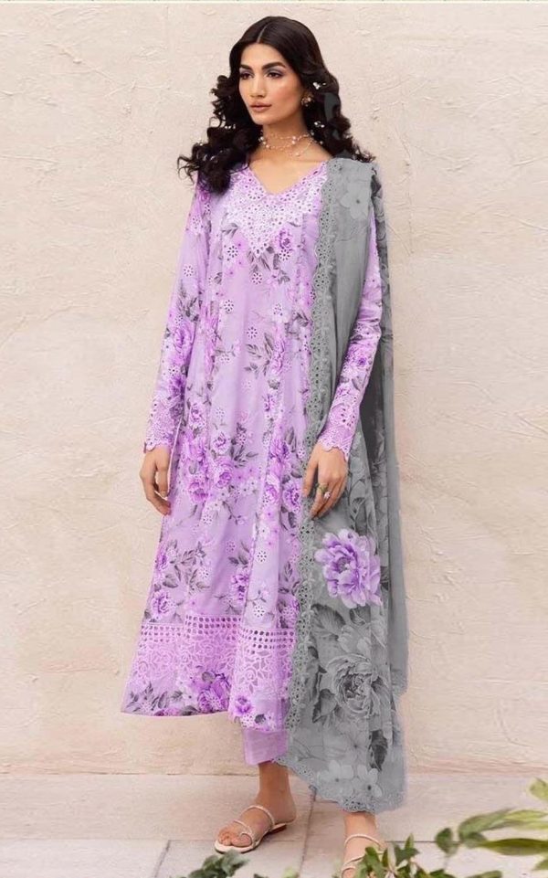 Lameesa Daily & festive Wear Lawn Collection lilac
