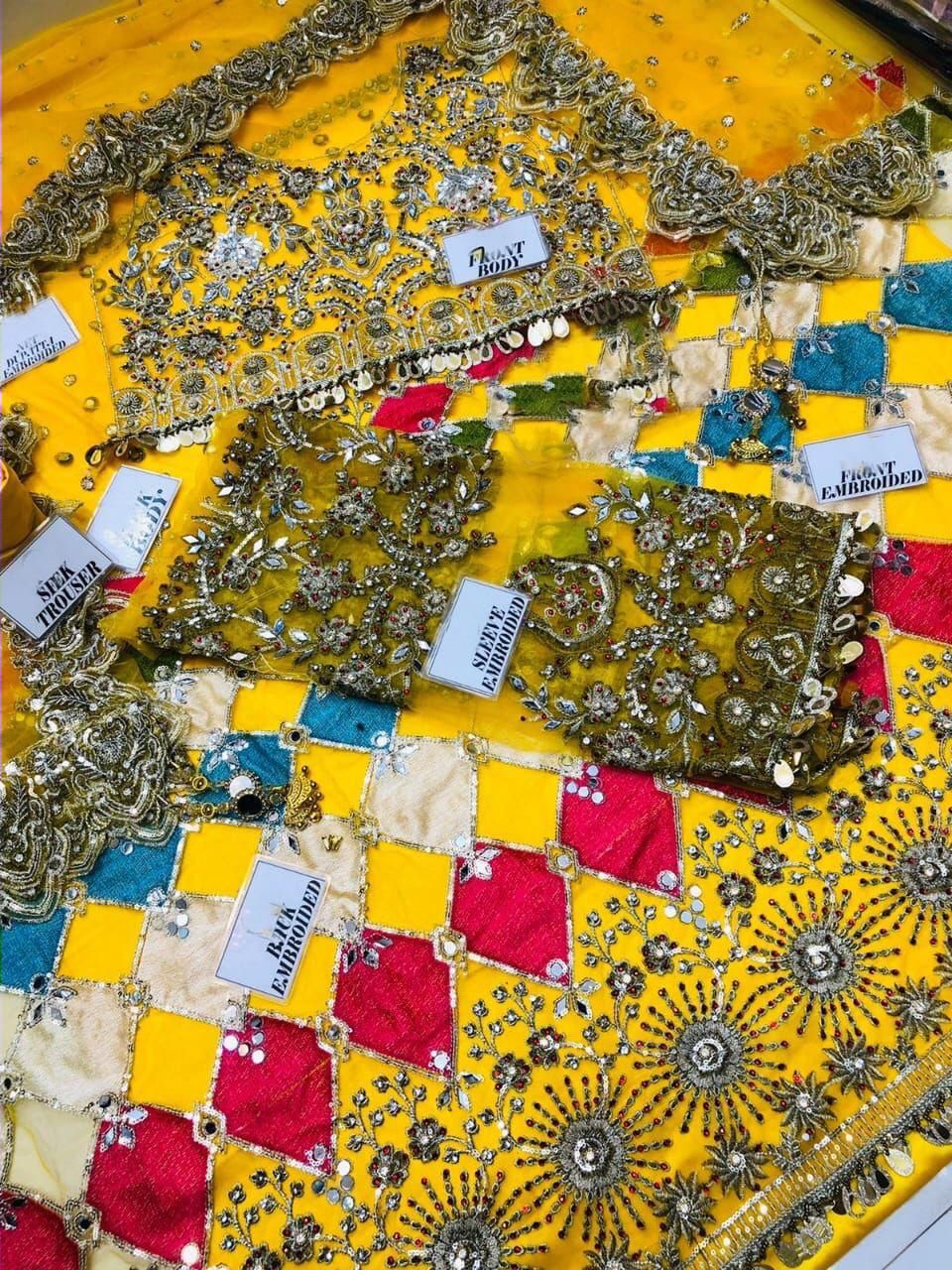 Festive and Bridal, Mayo Collection with detail work - Image 4